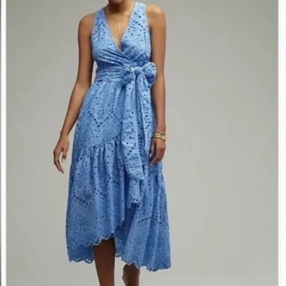 Anthropologie Black Eyelet Dress Plus Size 26W - Picture 9 of 10